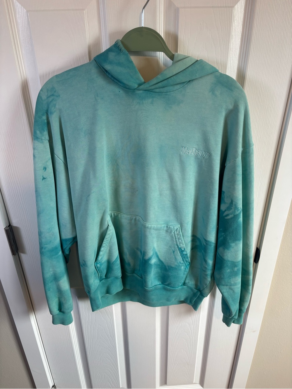 Madhappy Tie-Dye Teal Hoodie Sweatshirt